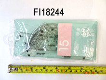 學生軟3角套尺15CM 24袋*16=384P