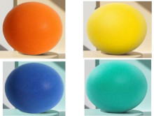 網袋室內靜音3號顏色球 18cm 混色50P
