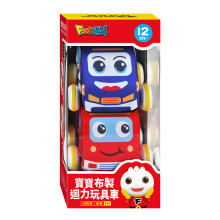 FOOD超人寶寶布製迴力玩具車(消防車、警車)