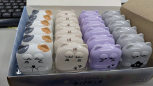 24入幽幽家族集屑大滾輪塑膠擦