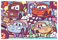 Cars汽車總動員(8)拼圖300片