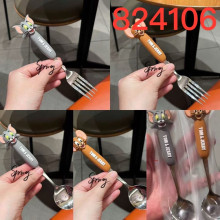 湯姆貓和杰利鼠矽膠頭湯匙/叉子