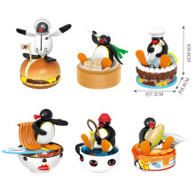 Pingu企鵝家族-驚喜美食場景系列公仔