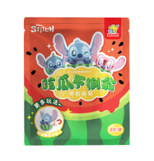 Disney 史迪奇吃瓜磁鐵不倒翁 (二入/袋)