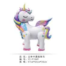 立體卡通獨角馬