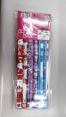 三麗鷗2B大三角鉛筆6入