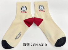 史努比少女襪-大頭黃 22-26