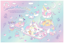 Sanrio characters獨角獸的天堂拼圖1000片