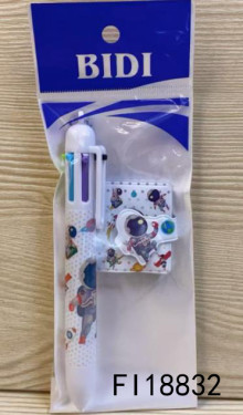 宇航員六色筆+小筆紀 3色隨機