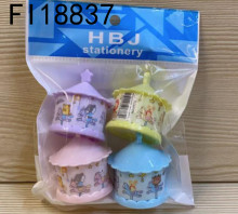 旋轉木馬4入大小孔消筆器 4色隨機