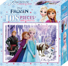 冰雪奇緣108片盒裝拼圖(C)
