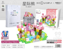 梦之世界-星际熊磁力微观场景-幻境-樱花之春108PCS（内含精美收纳袋、礼品袋、正版星际熊）