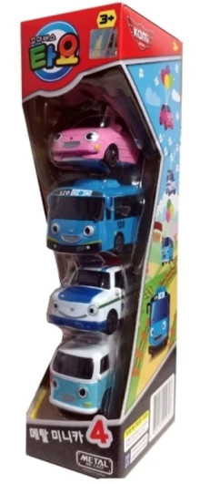 #O TAYO迷你合金車4件組