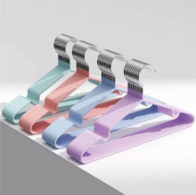 10入北歐防滑不鏽鋼衣架40P