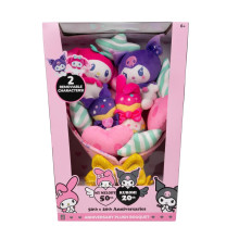 酷洛米&美樂蒂-紀念絨毛花束