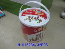 木製筒裝積木32P